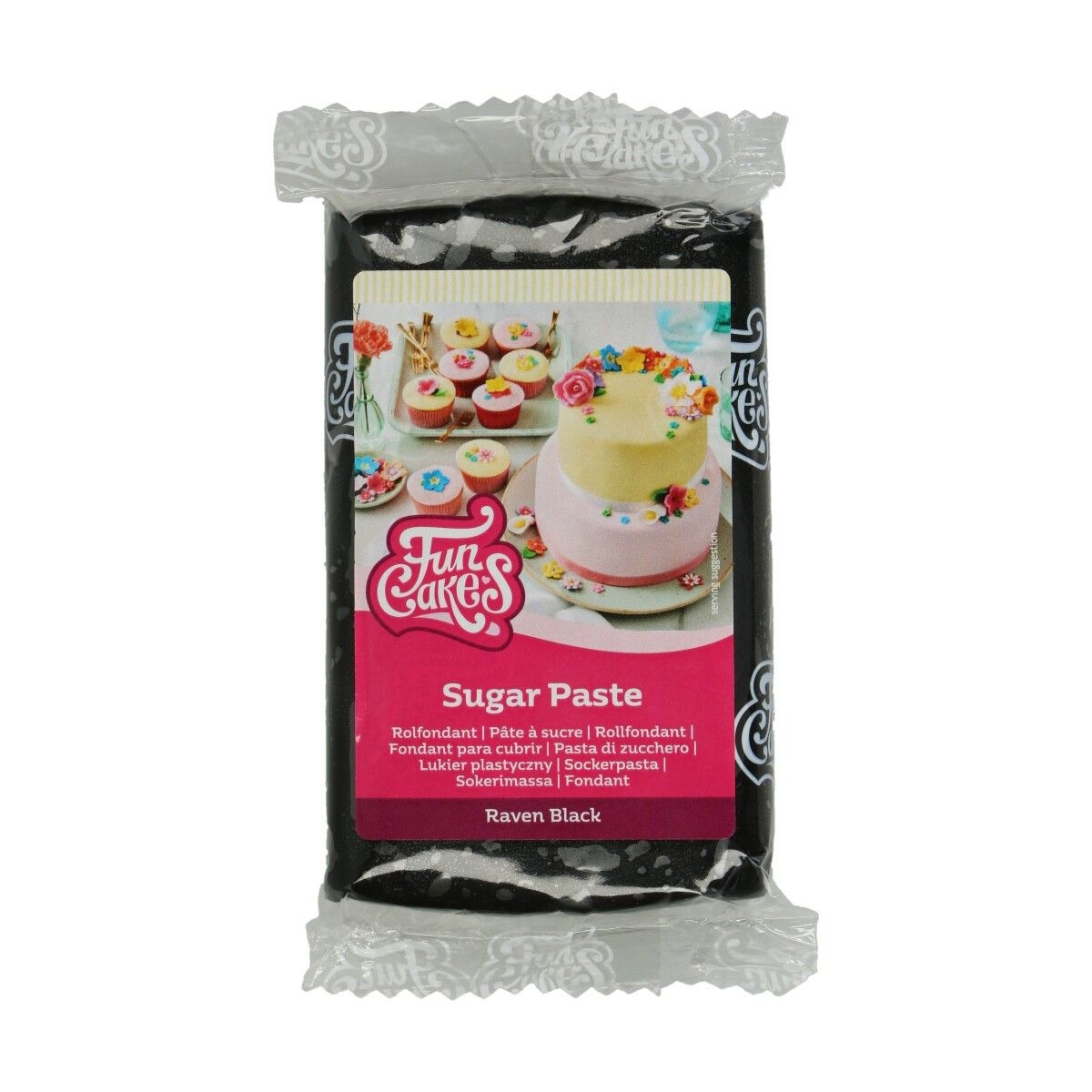 AUCHAN Pâte à sucre noire 250g pas cher 