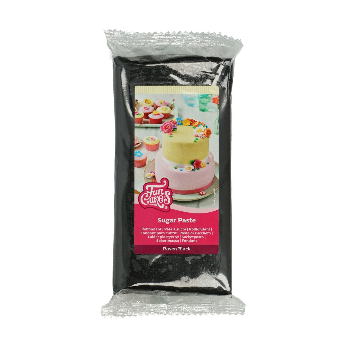 Pâte à sucre - Noir - 1kg