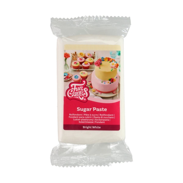Fondant Patissier Tiger Orange Sugar Paste 250 G - FunCakes Pâtes à Sucre