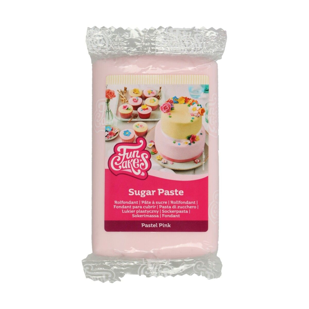 Pâte à sucre Patisdécor - Rose pastel - 100 g - Pâte à sucre