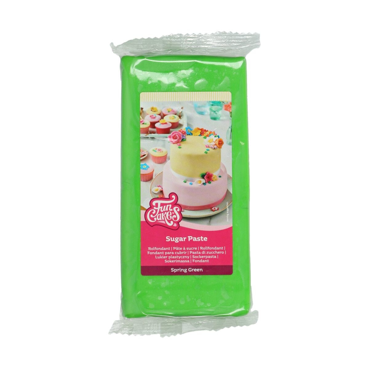 Pâte à sucre FunCakes - Rouge foncé - 250 g - Pâte à sucre