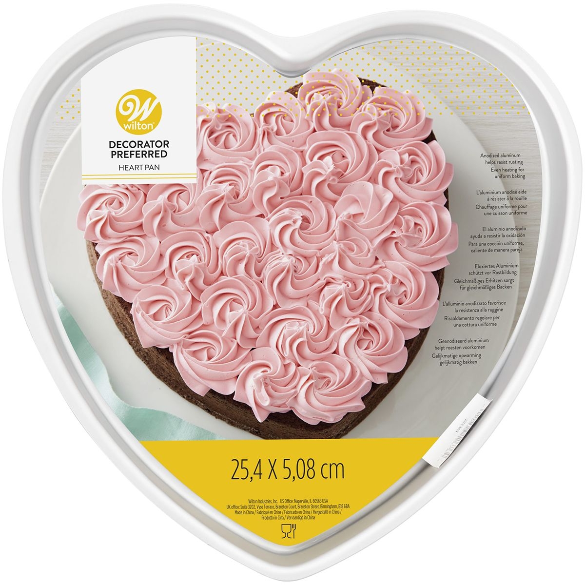 Moule forme coeur 25cm - hauteur 5cm - Wilton