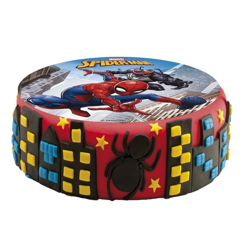 Gâteau Spiderman 3D, gâteau d'anniversaire Spiderman 3D, gâteau au chocolat  Spiderman - Super Gâteaux