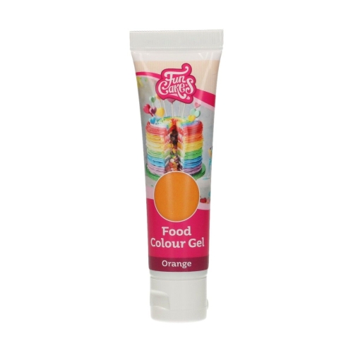 Pâte à sucre pop modecor : couleur orange - 250g