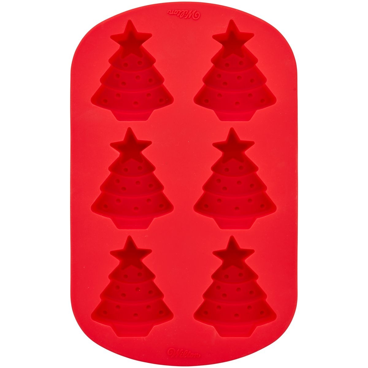 Moule en silicone de Noël 3D : 6 sapins individuels Sapin Magique