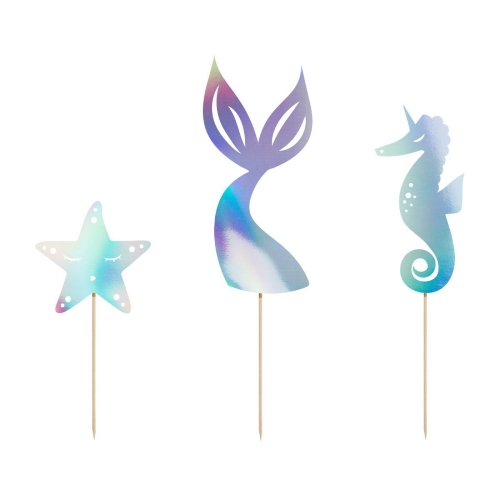 decors_a_planter_cake_topper_-theme__sirene_-_3_pieces