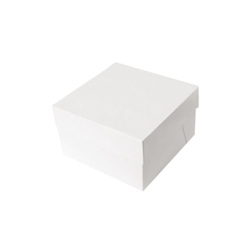 Boîte à gâteaux blanche 30.4 x 30.4 x 20 cm - Patisdecor
